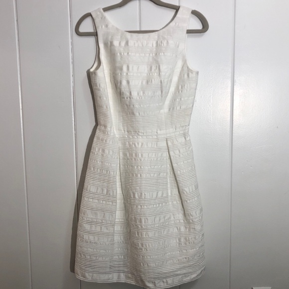 Trina Turk White Textured Dress - Picture 1 of 5
